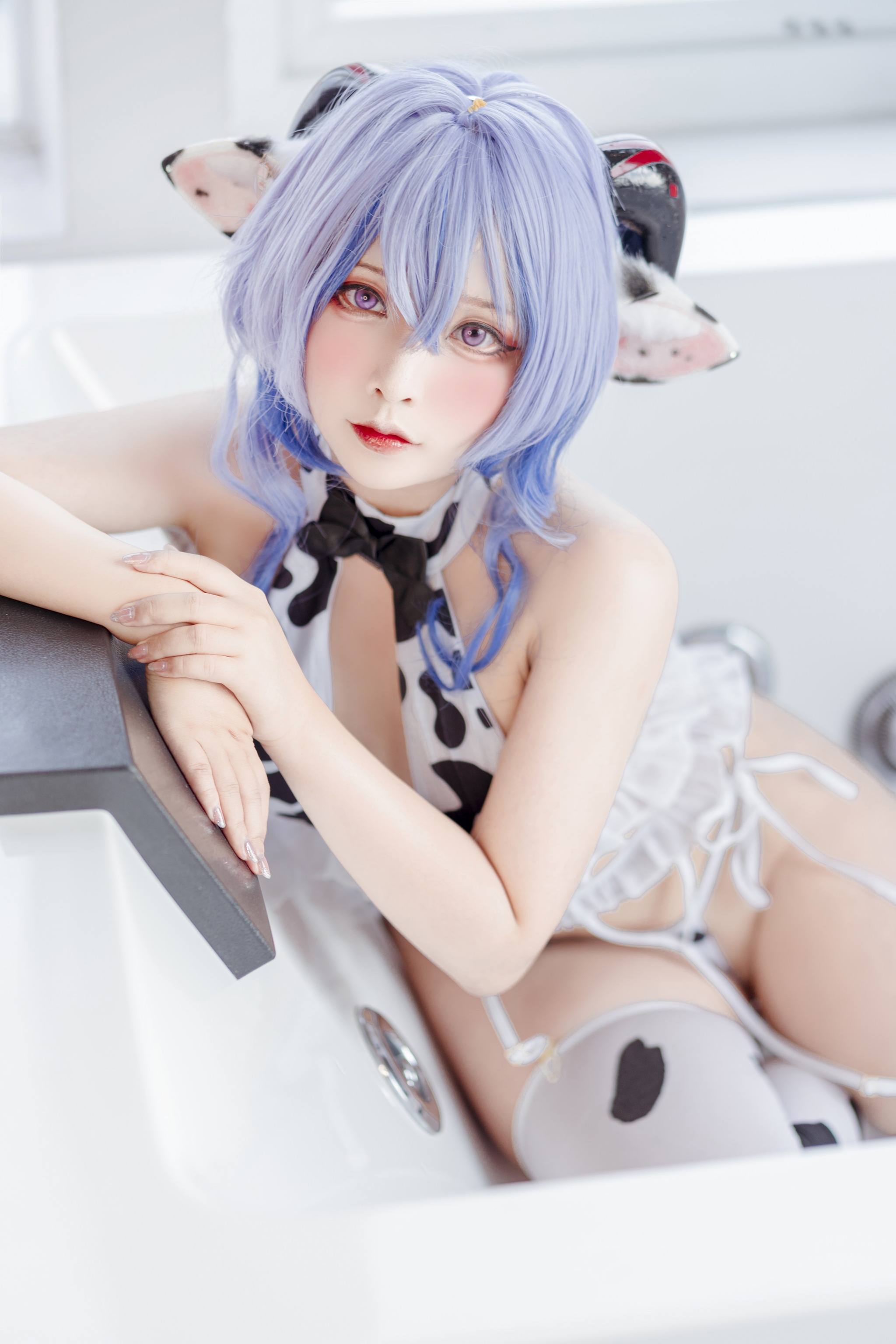图片[1]-Sayo Momo – NO.079 Ganyu Cow sexy [51P]-XikXak